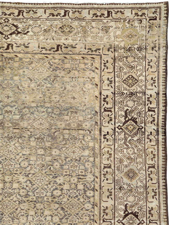 Vintage Persian Malayer Gallery Carpet, No.23764 - Staging