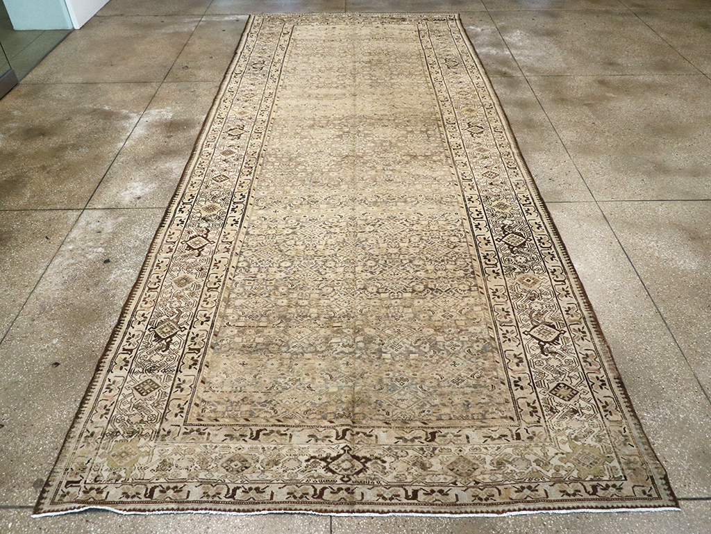 Vintage Persian Malayer Gallery Carpet, No.23764 - Staging