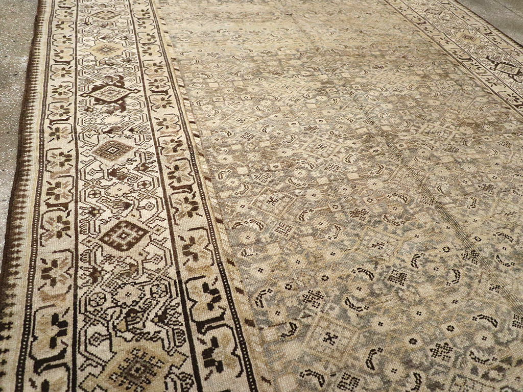 Vintage Persian Malayer Gallery Carpet, No.23764 - Staging