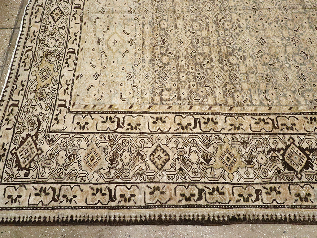Vintage Persian Malayer Gallery Carpet, No.23764 - Staging