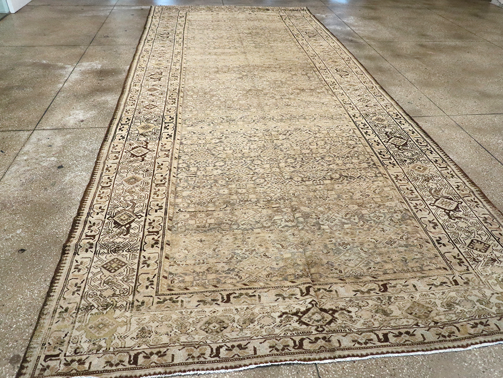 Vintage Persian Malayer Gallery Carpet, No.23764 - Staging