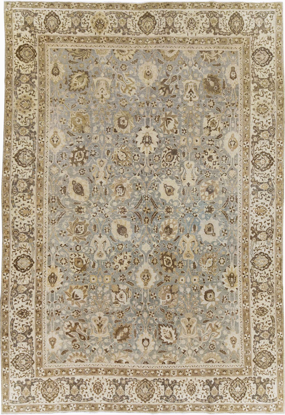 Antique Persian Tabriz Carpet, No.23765 - Staging