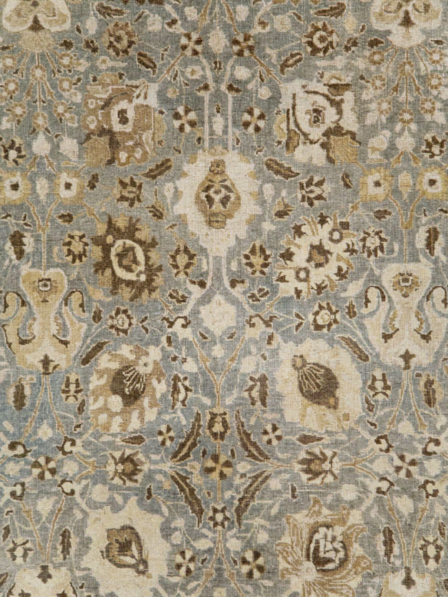 Antique Persian Tabriz Carpet, No.23765 - Staging