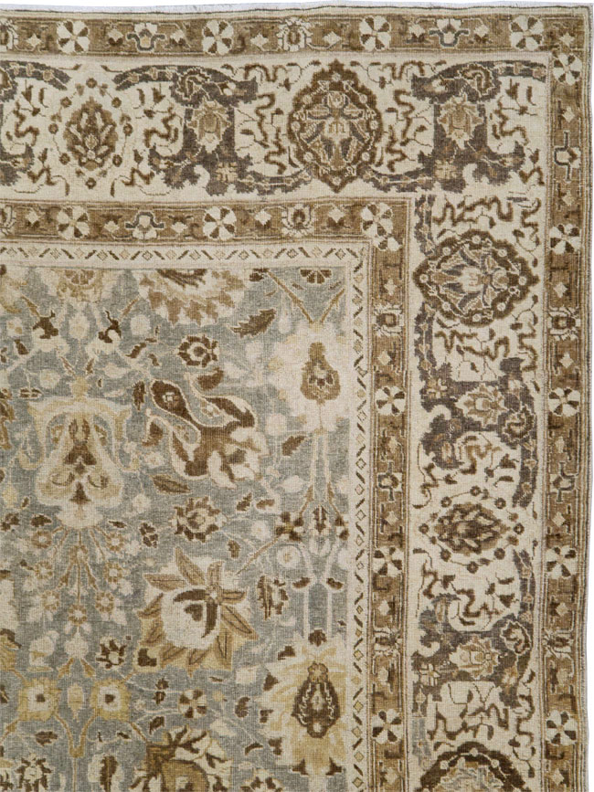 Antique Persian Tabriz Carpet, No.23765 - Staging