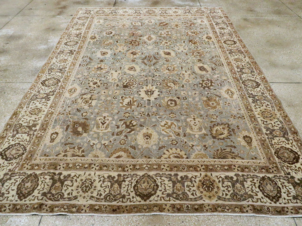 Antique Persian Tabriz Carpet, No.23765 - Staging