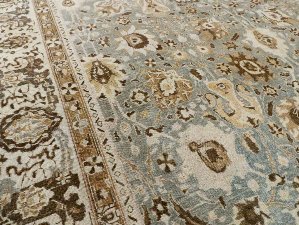 Antique Persian Tabriz Carpet, No.23765 - Staging