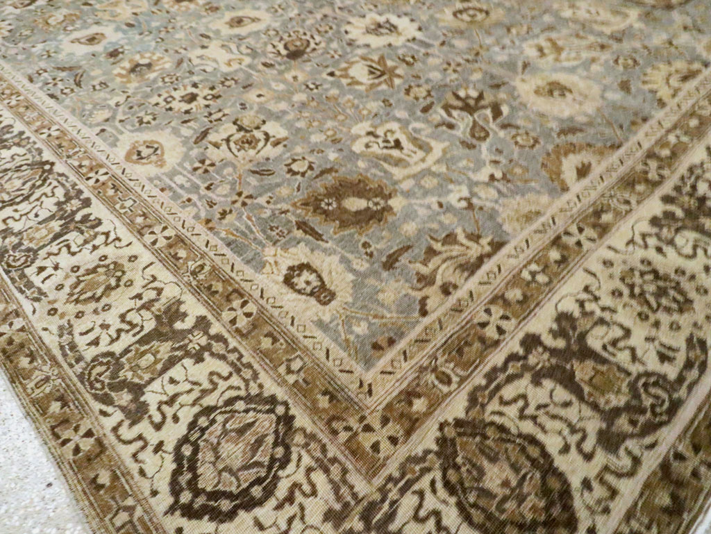 Antique Persian Tabriz Carpet, No.23765 - Staging