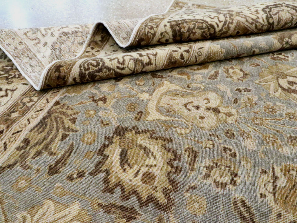 Antique Persian Tabriz Carpet, No.23765 - Staging