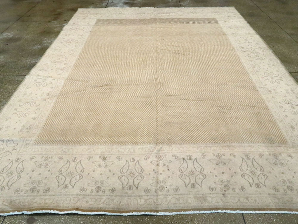 Vintage Persian Kerman Carpet, No.23769 - Staging