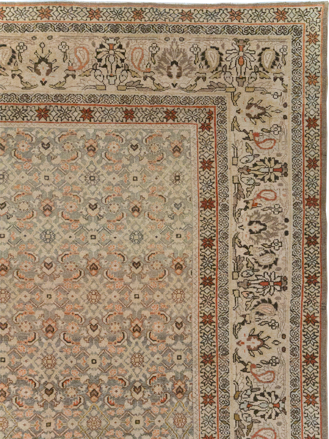 Antique Persian Malayer Carpet, No.23770 - Staging