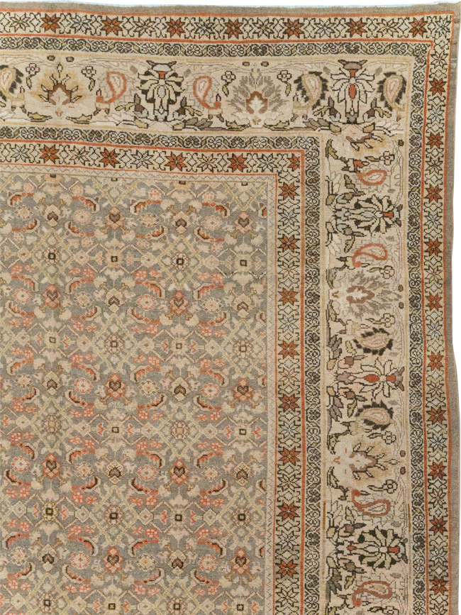 Antique Persian Malayer Carpet, No.23770 - Staging