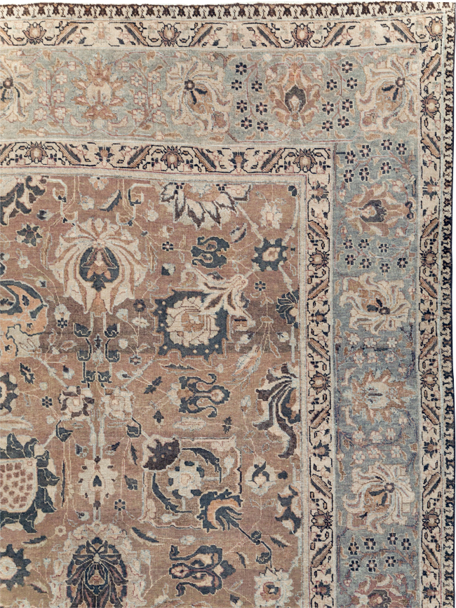 Vintage Persian Tabriz Carpet, No.23771 - Staging