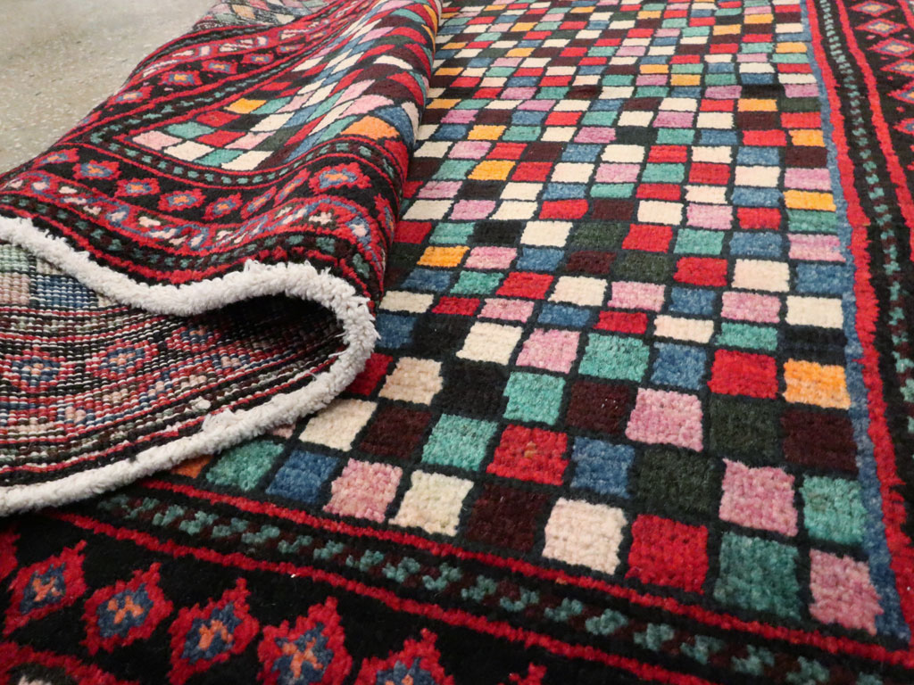 Vintage Persian Joshegan Rug, No.23772 - Staging