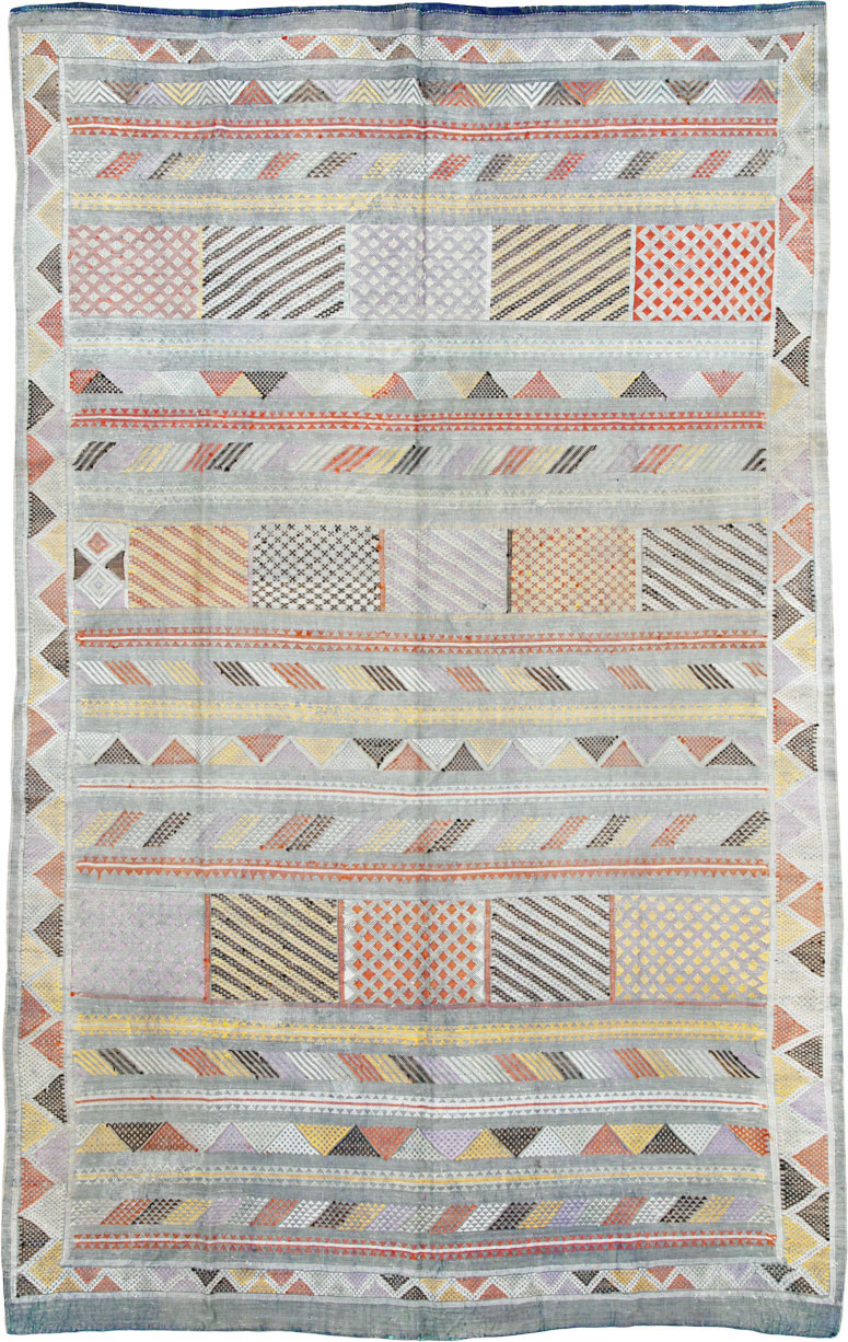 Vintage Moroccan Kilim, No.23773 - Staging