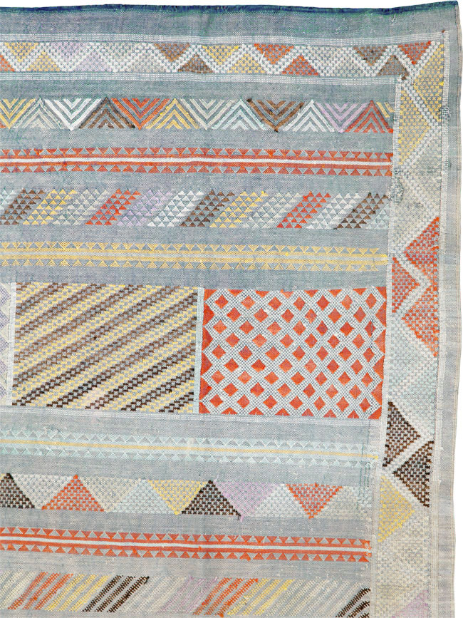 Vintage Moroccan Kilim, No.23773 - Staging