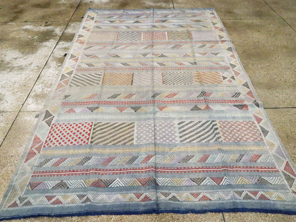 Vintage Moroccan Kilim, No.23773 - Staging