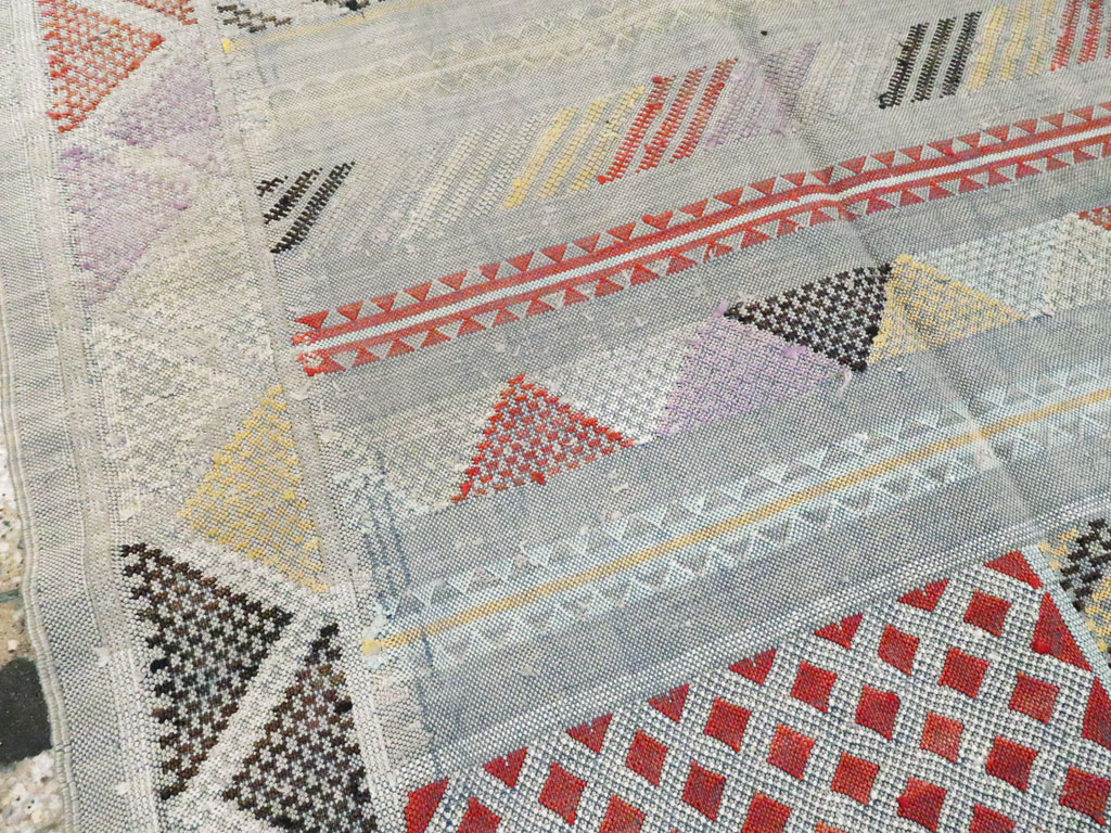 Vintage Moroccan Kilim, No.23773 - Staging