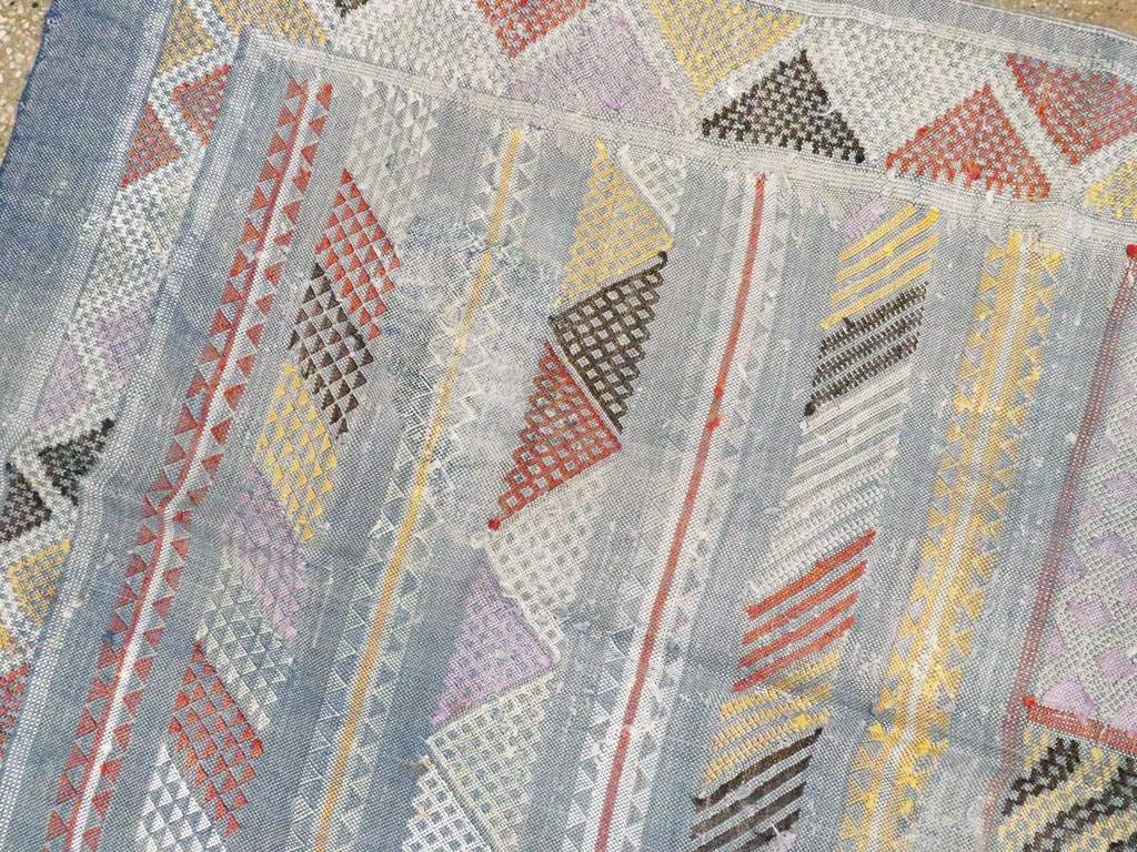 Vintage Moroccan Kilim, No.23773 - Staging