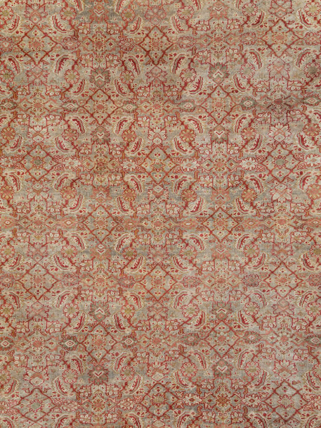 Antique Persian Mahal Carpet, No.23778 - Staging