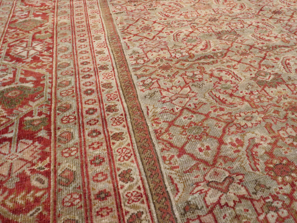 Antique Persian Mahal Carpet, No.23778 - Staging