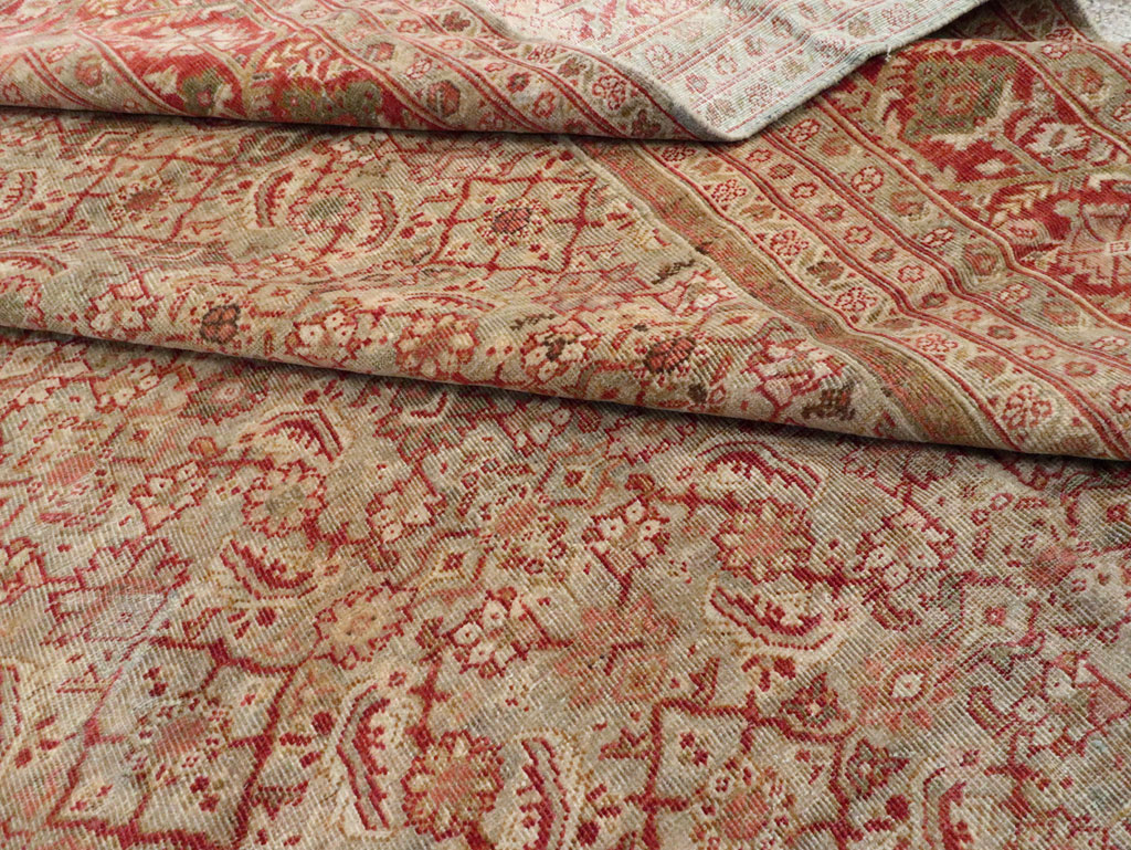 Antique Persian Mahal Carpet, No.23778 - Staging