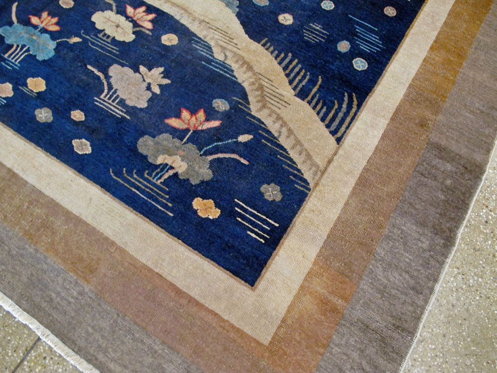 Antique Chinese Peking Carpet, No.23781 - Staging