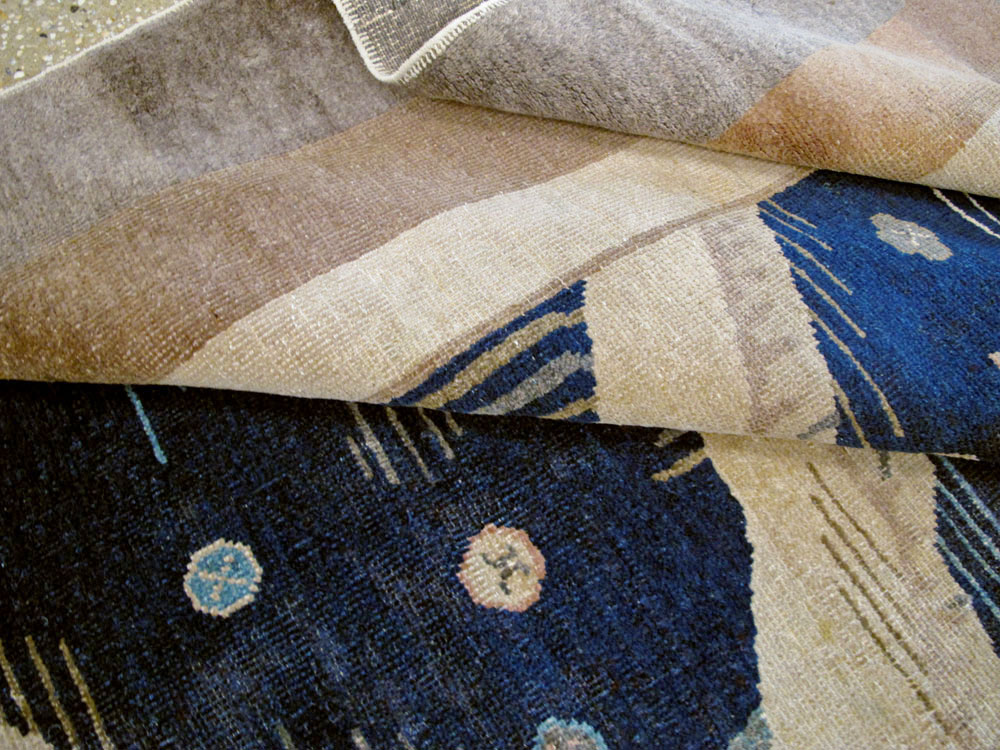 Antique Chinese Peking Carpet, No.23781 - Staging