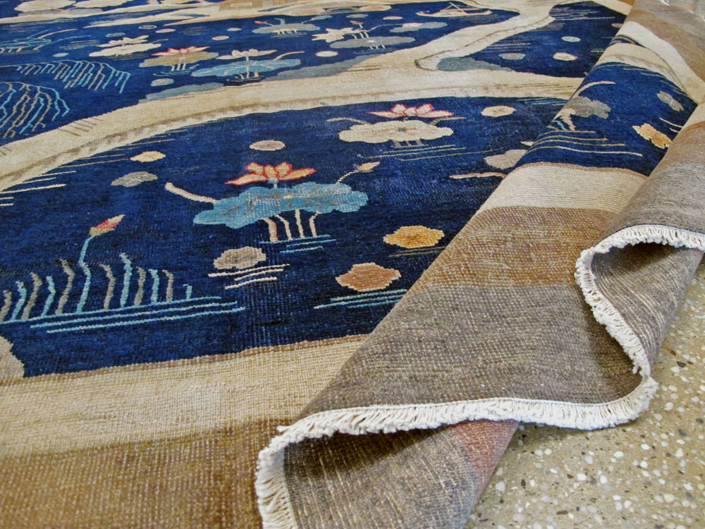 Antique Chinese Peking Carpet, No.23781 - Staging