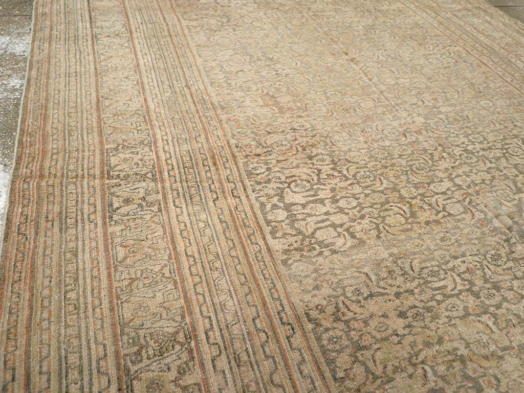 Antique Persian Dorokhsh Gallery Carpet, No.23813 - Staging