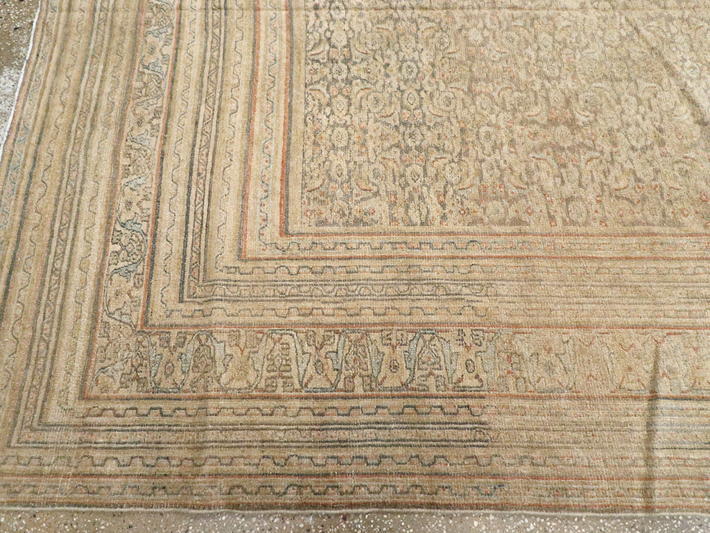 Antique Persian Dorokhsh Gallery Carpet, No.23813 - Staging