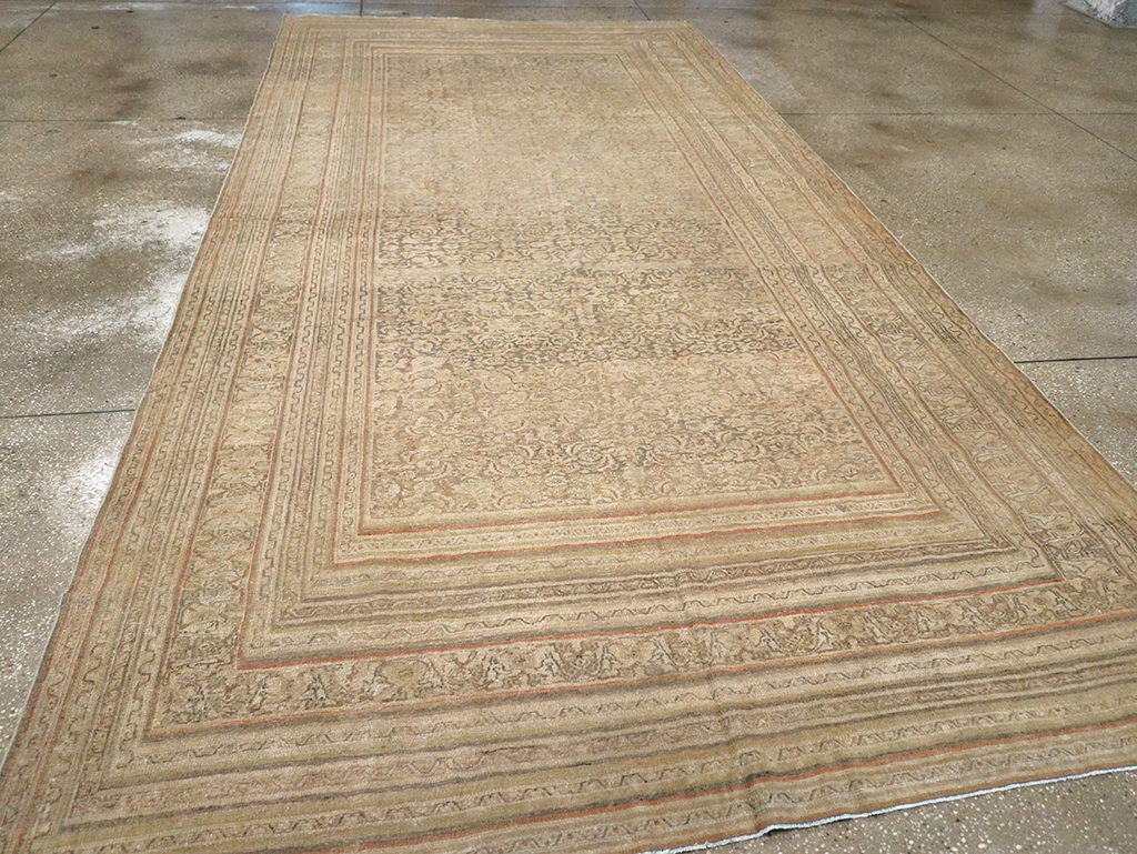Antique Persian Dorokhsh Gallery Carpet, No.23813 - Staging