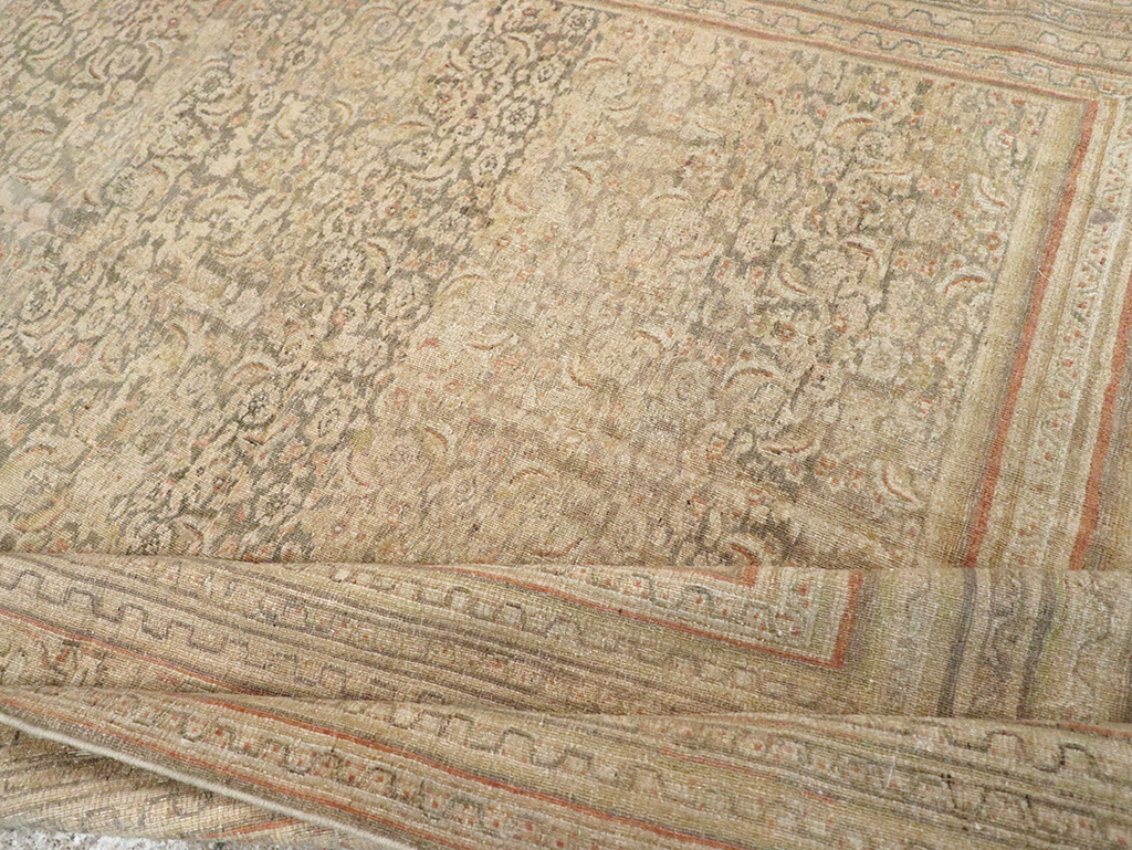 Antique Persian Dorokhsh Gallery Carpet, No.23813 - Staging
