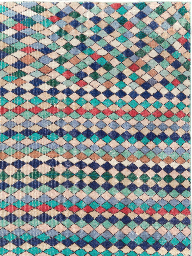 Vintage Turkish Anatolian Carpet, No.23815 - Staging