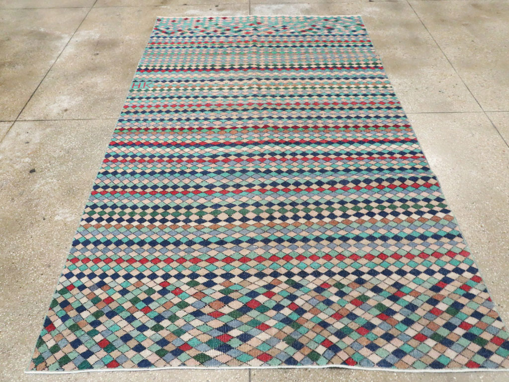 Vintage Turkish Anatolian Carpet, No.23815 - Staging