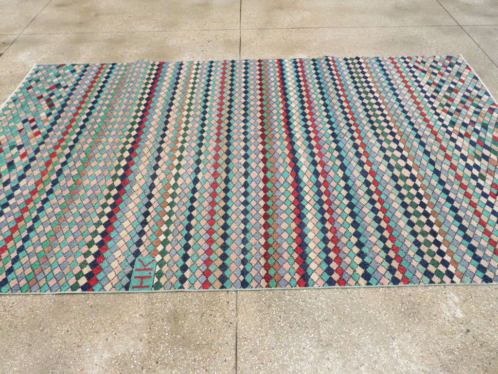 Vintage Turkish Anatolian Carpet, No.23815 - Staging