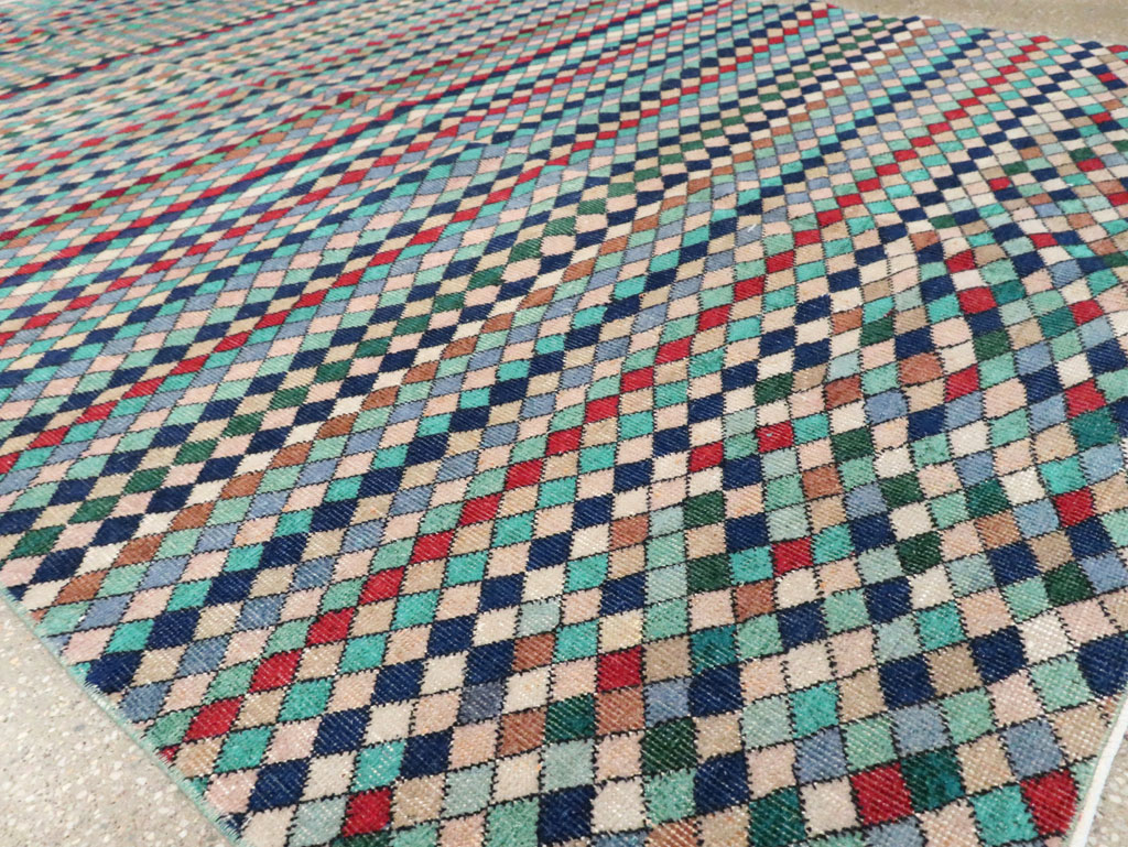 Vintage Turkish Anatolian Carpet, No.23815 - Staging