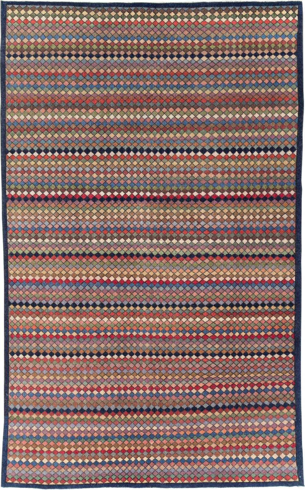 Vintage Turkish Anatolian Accent Carpet, No.23820 - Staging