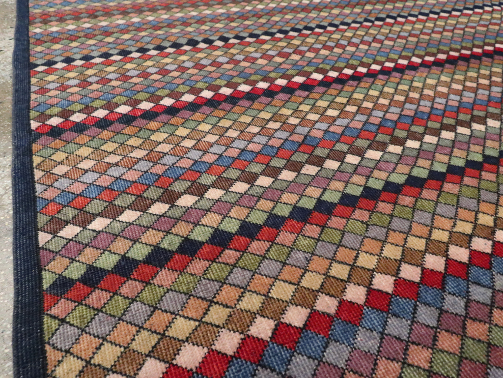 Vintage Turkish Anatolian Accent Carpet, No.23820 - Staging