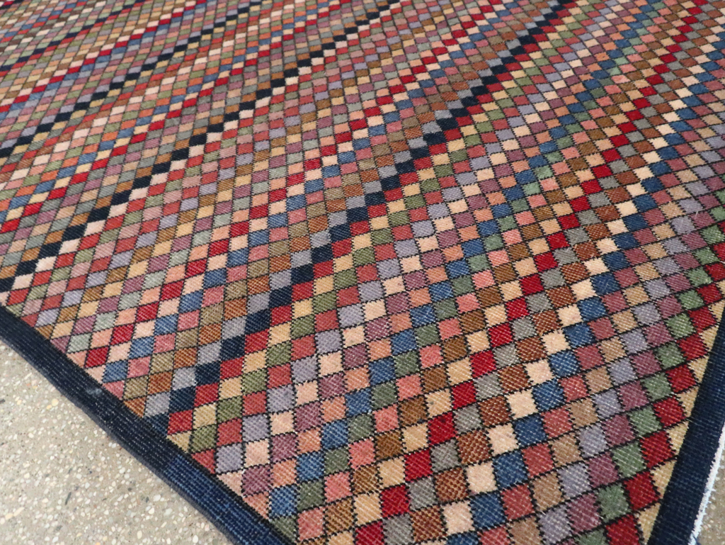 Vintage Turkish Anatolian Accent Carpet, No.23820 - Staging