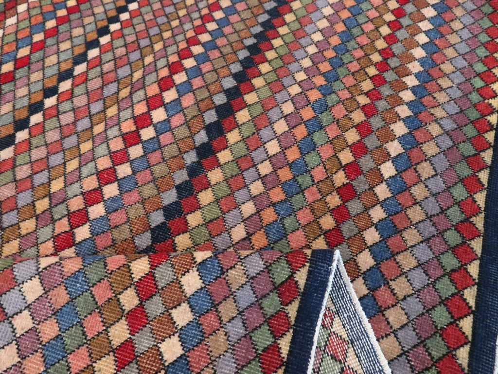 Vintage Turkish Anatolian Accent Carpet, No.23820 - Staging