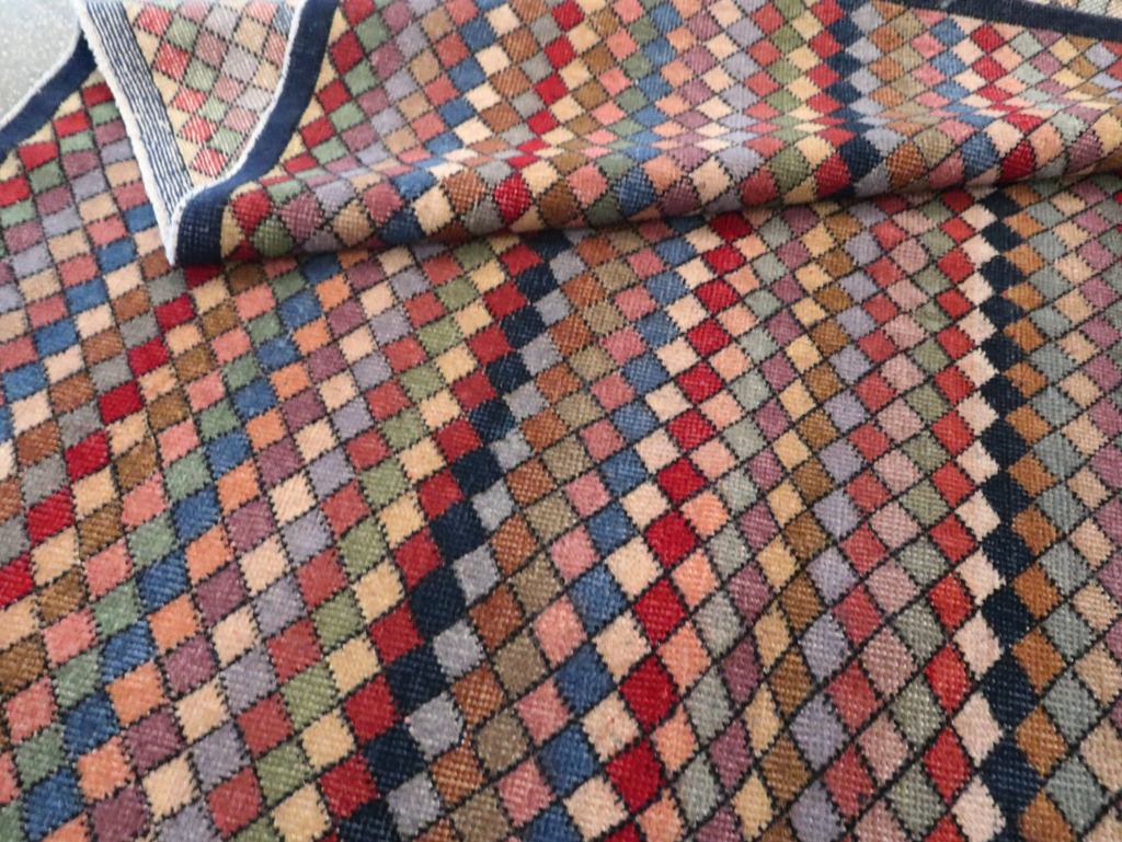 Vintage Turkish Anatolian Accent Carpet, No.23820 - Staging