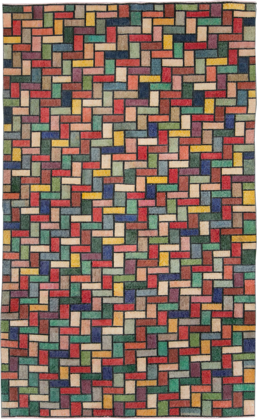 Vintage Turkish Anatolian Rug, No.23821 - Staging