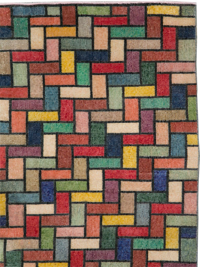 Vintage Turkish Anatolian Rug, No.23821 - Staging