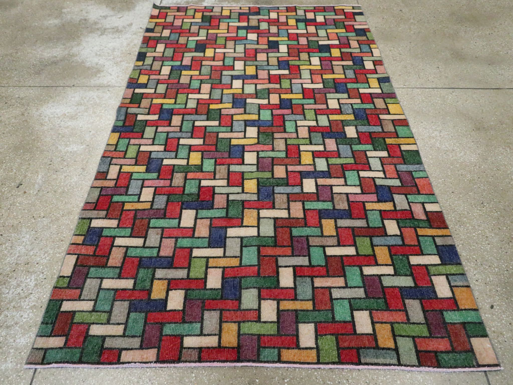 Vintage Turkish Anatolian Rug, No.23821 - Staging