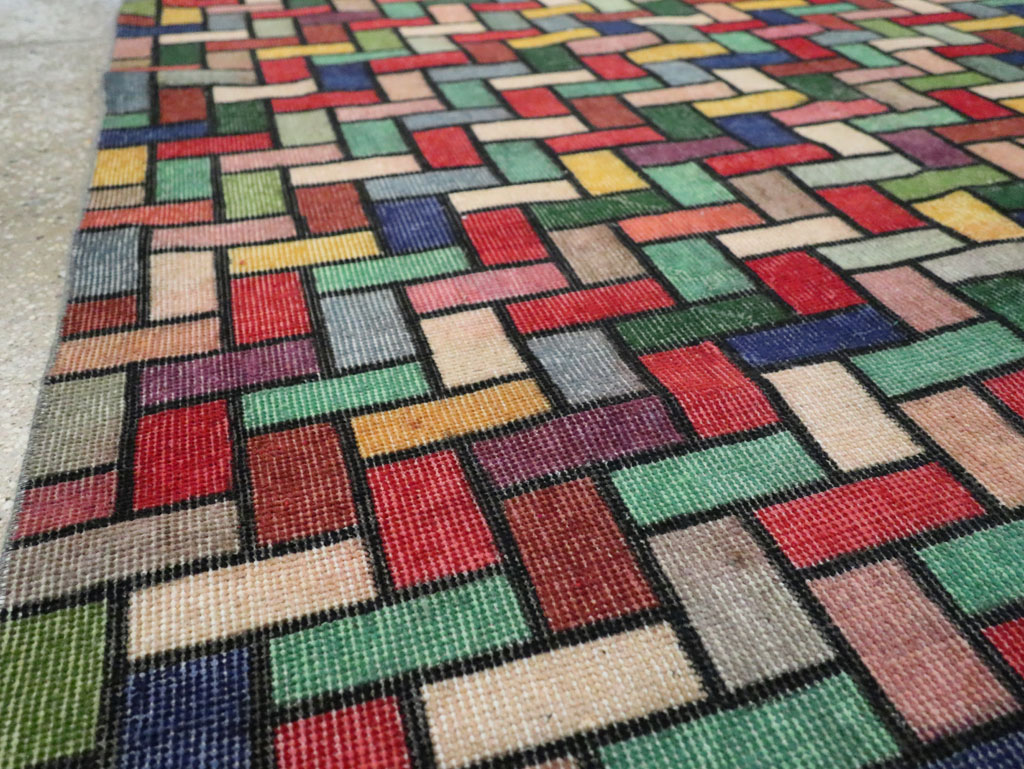 Vintage Turkish Anatolian Rug, No.23821 - Staging