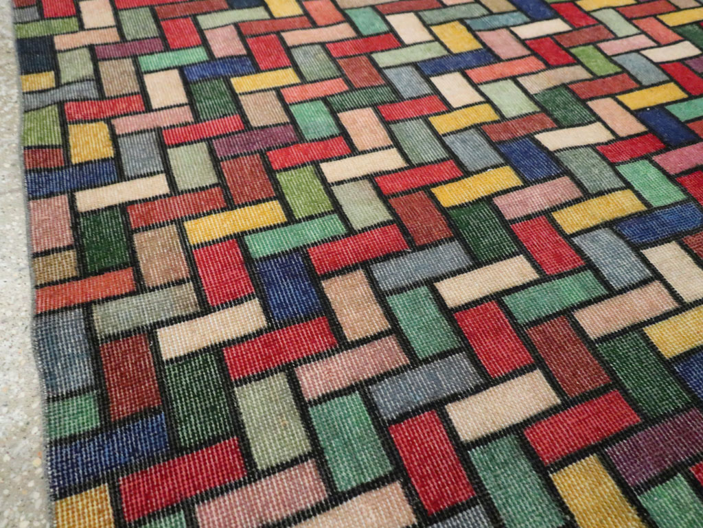 Vintage Turkish Anatolian Rug, No.23821 - Staging