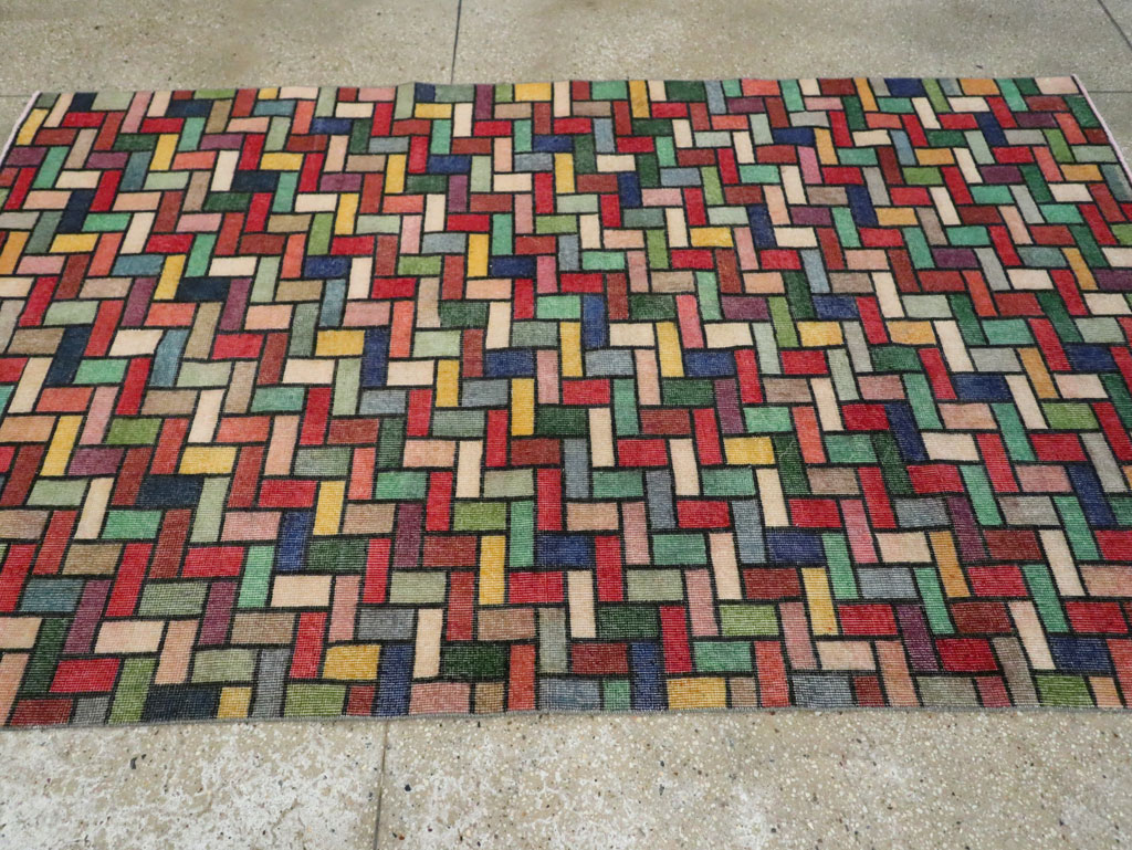 Vintage Turkish Anatolian Rug, No.23821 - Staging