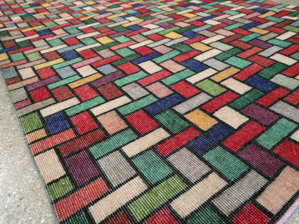 Vintage Turkish Anatolian Rug, No.23821 - Staging