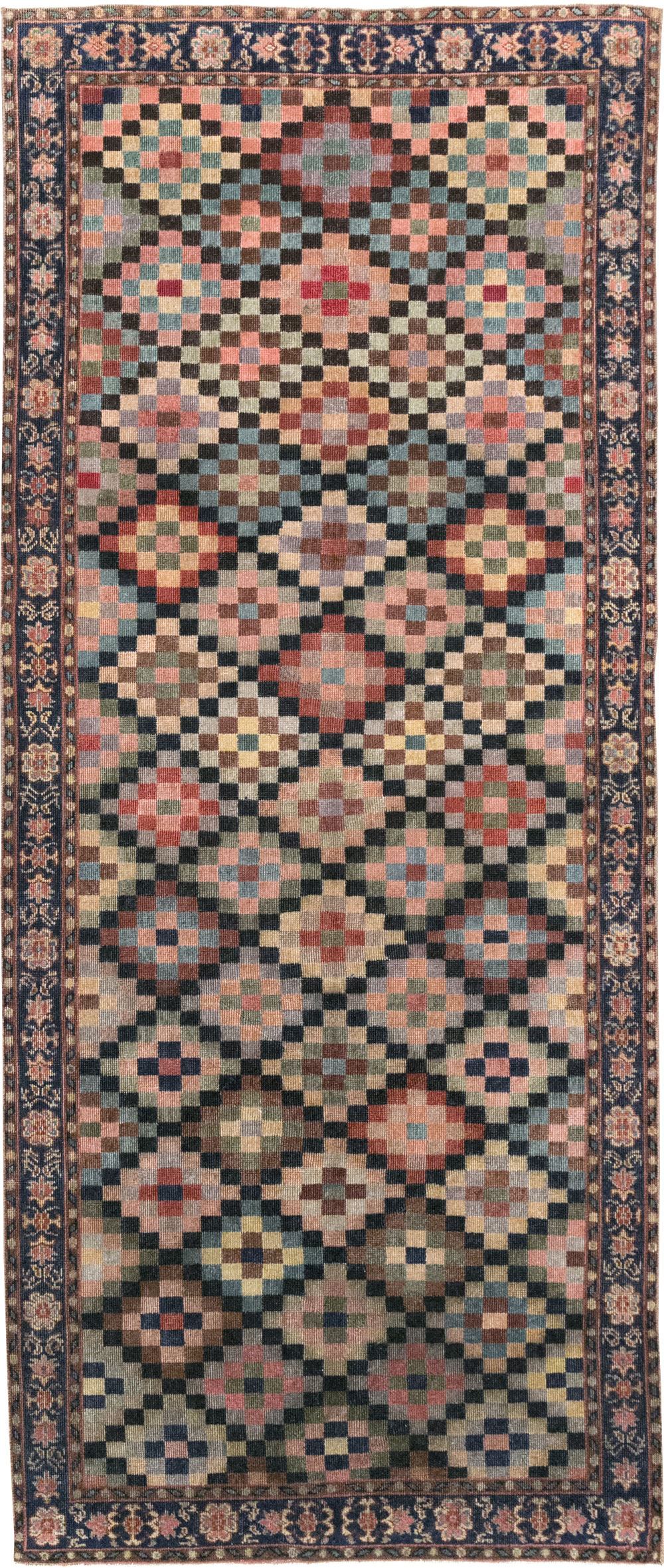 Vintage Turkish Anatolian Gallery Carpet, No.23826 - Staging
