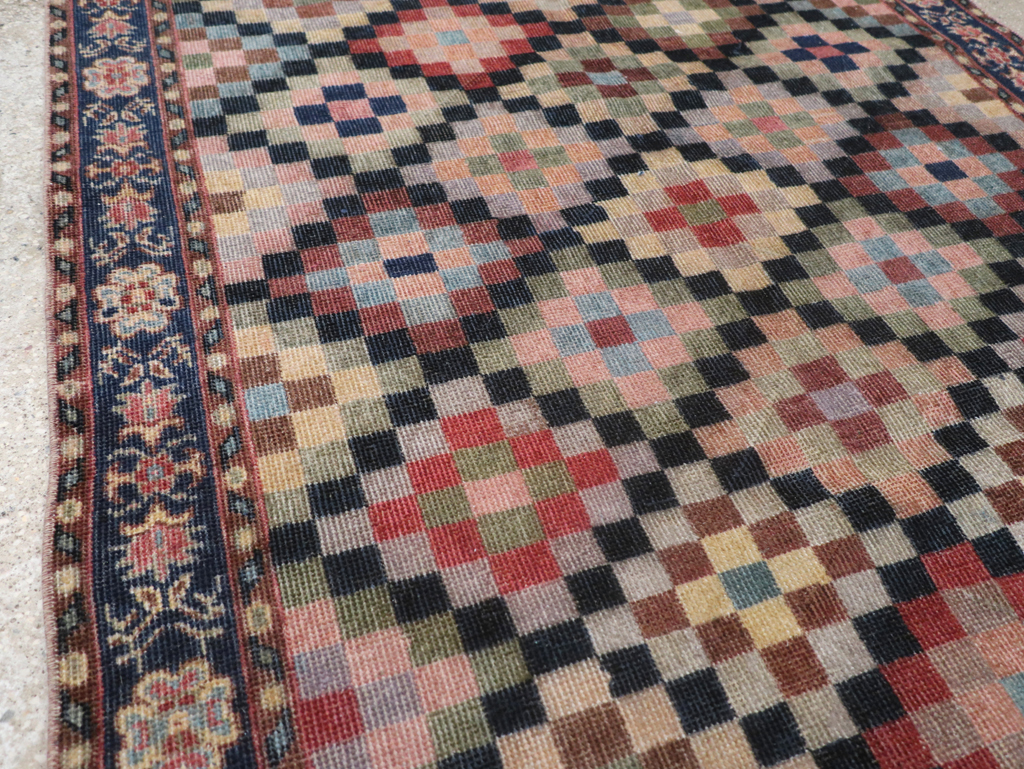 Vintage Turkish Anatolian Gallery Carpet, No.23826 - Staging